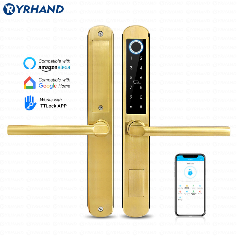Glass Door Hinge - Cerradura inteligente de vidrio corredizo de