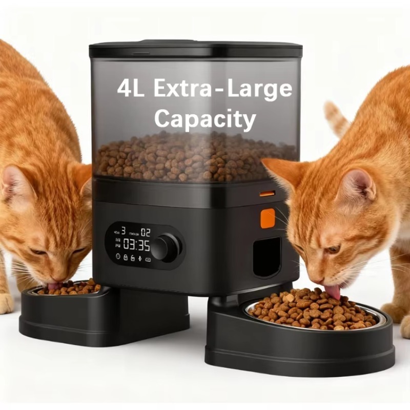 Timer Dual Outlet - Comedero Automático para Mascotas, Dispensador Inteligente