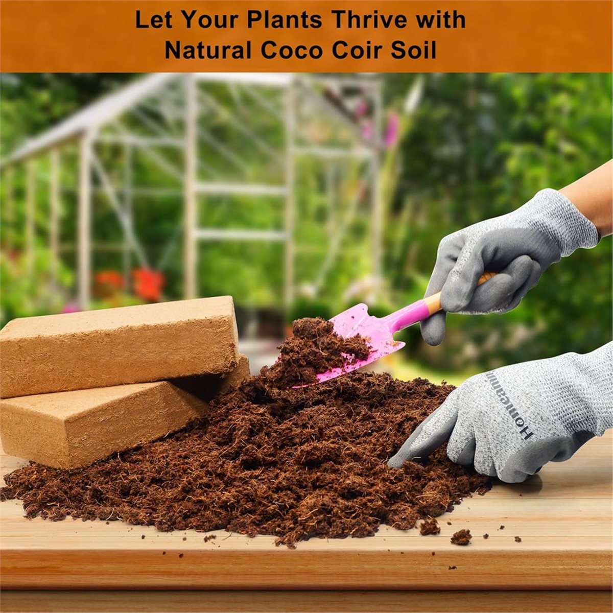 Substrate Coconut Fiber - 【CALIDAD ESTABLE】Paquete de 3 bloques de