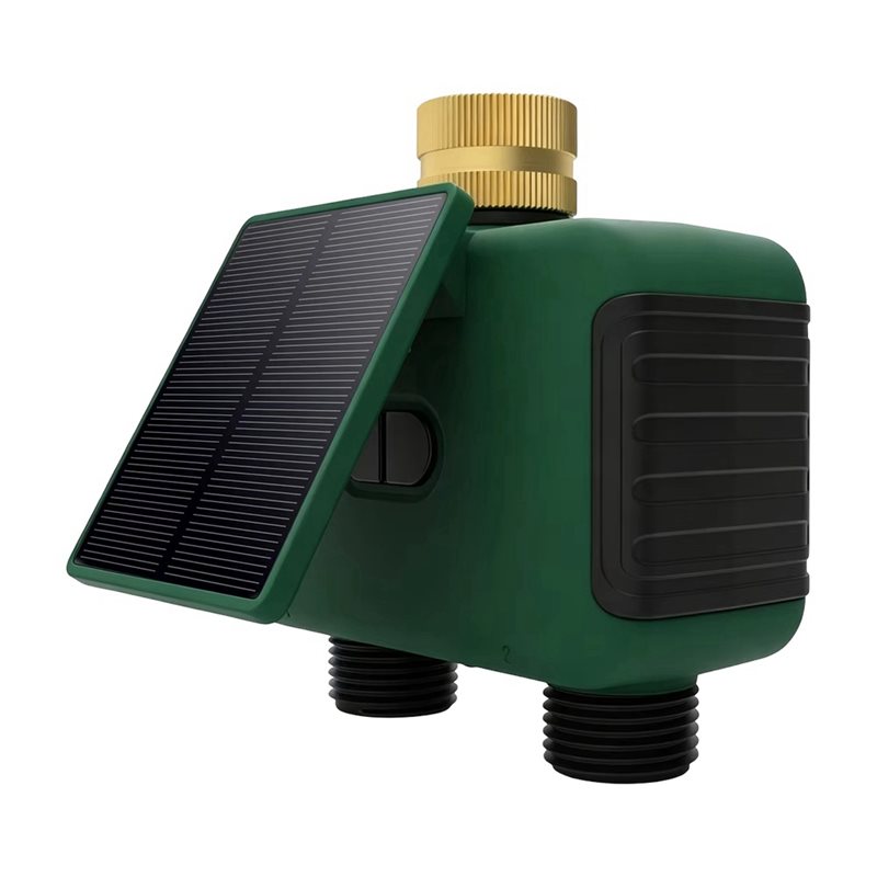 Timer Dual Outlet - A25F-Tuya Temporizador de Riego Inteligente Solar