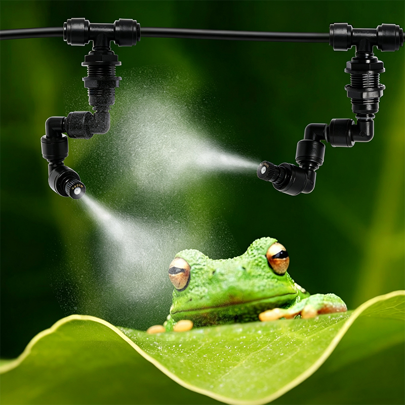 Misting Nozzle Reptile - 1 unidad de nebulizador giratorio 360