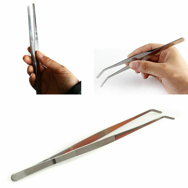 Feeding Tong Stainless - Pinzas largas de acero inoxidable para