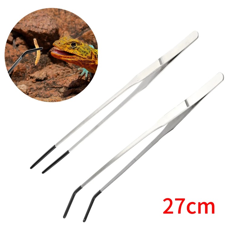 Feeding Tong Stainless - Juego de 2 Pinzas de Acero