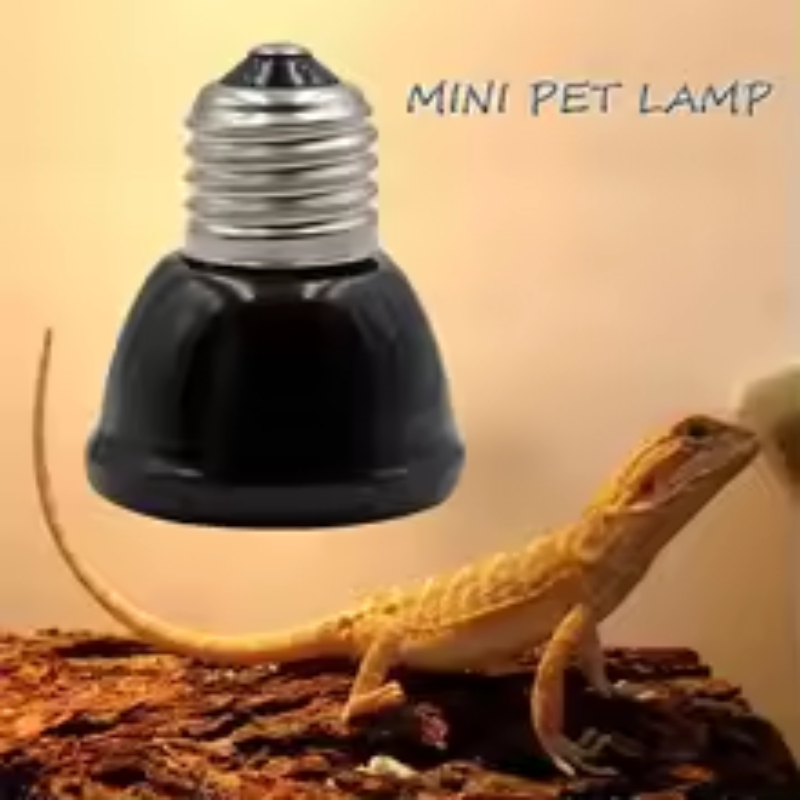 Ceramic Heat Emitter - Lámpara infrarroja de cerámica negra mini