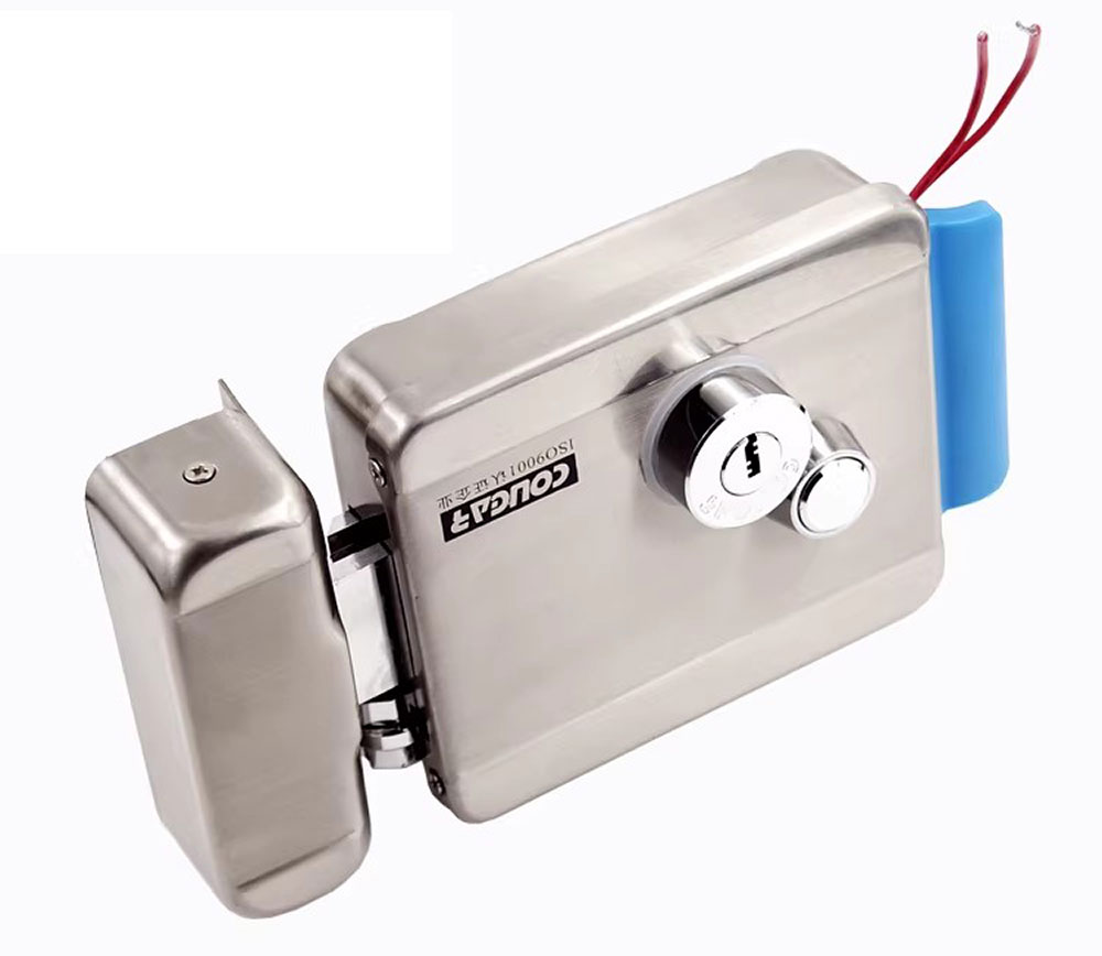 Glass Door Hinge - Cerradura Electrónica para Puerta, 12V CC,