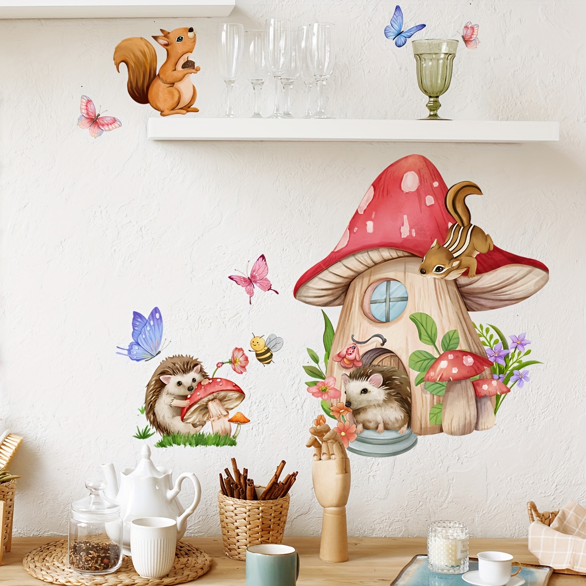 Pvc Panel Background - 1 Pieza de Adhesivo Decorativo Universal