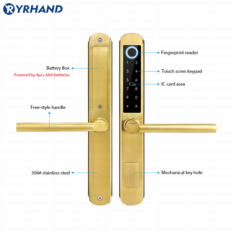 Cerradura inteligente de vidri - Glass Door Hinge reseña y precio