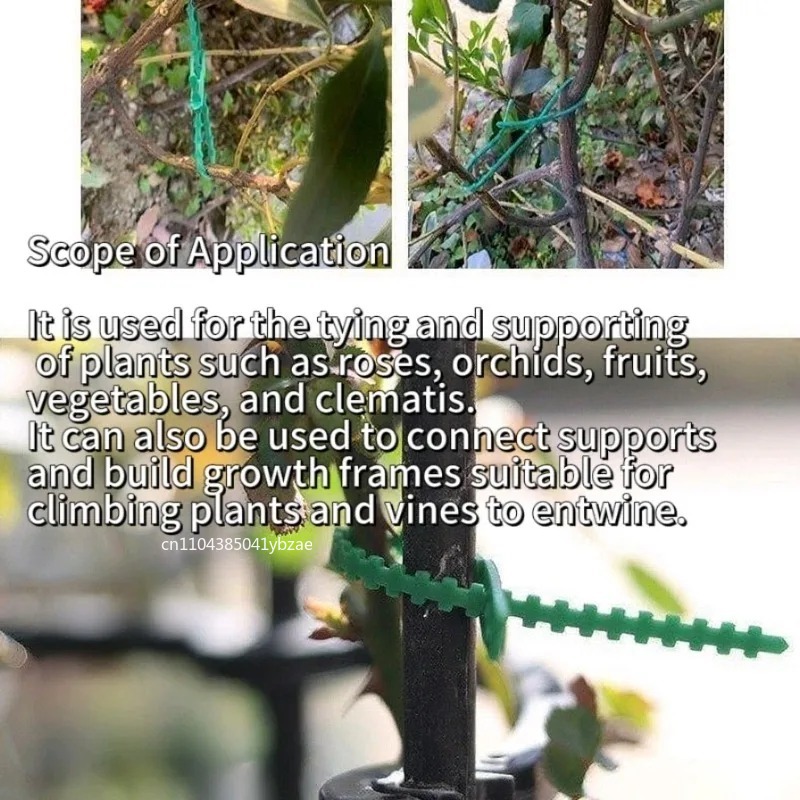 50-1000 Uds bridas de plástico - Vine Climbing Plastic reseña y precio