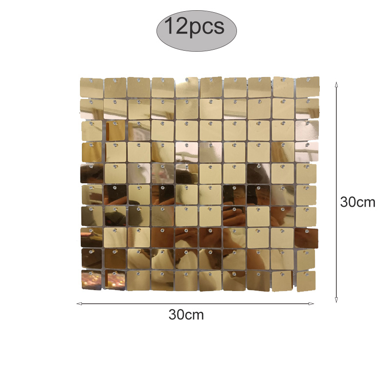 12 Paneles de Lentejuelas Dora - Pvc Panel Background reseña y precio