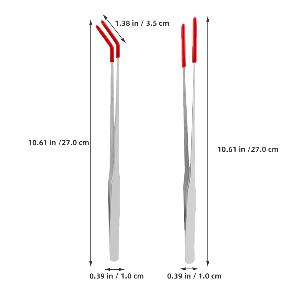 Pinzas de acero inoxidable par - Feeding Tong Stainless reseña y precio