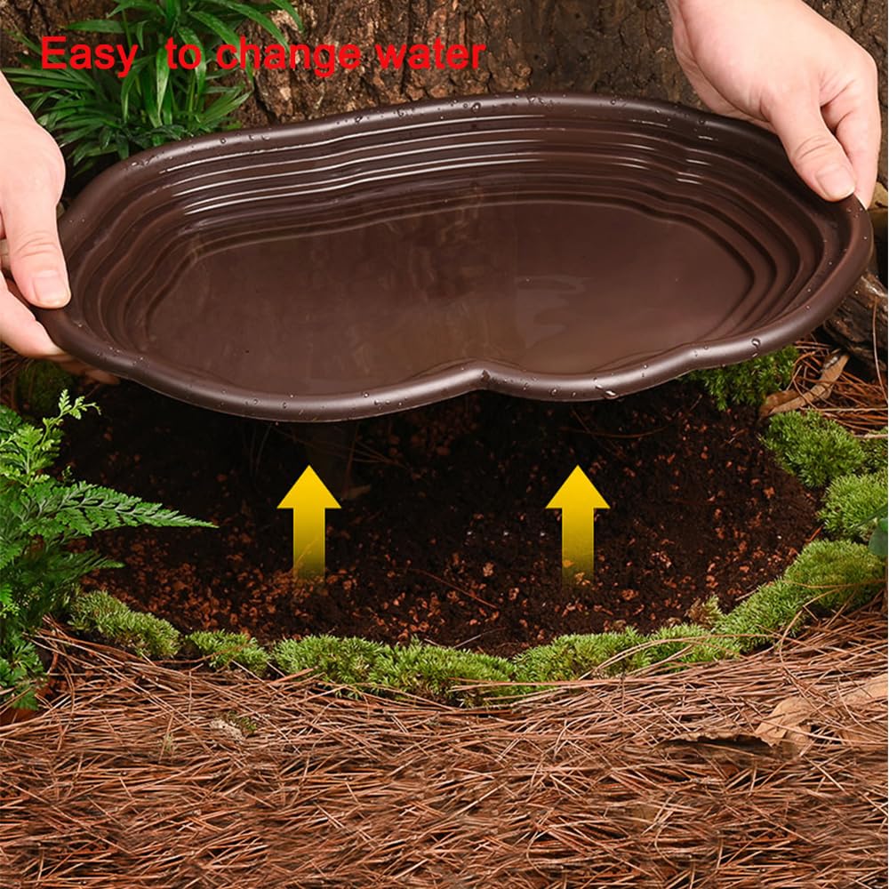Plato de baño para reptiles, h - Water Dish Reptile reseña y precio