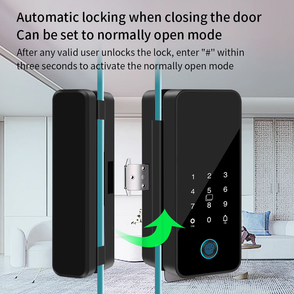 Tuya Smart Life-cerradura de p - Glass Door Hinge reseña y precio