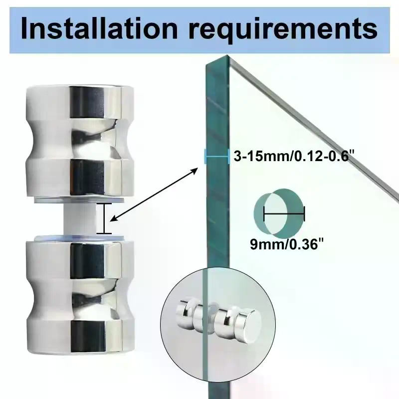 Manija elegante para puerta de - Glass Door Hinge reseña y precio
