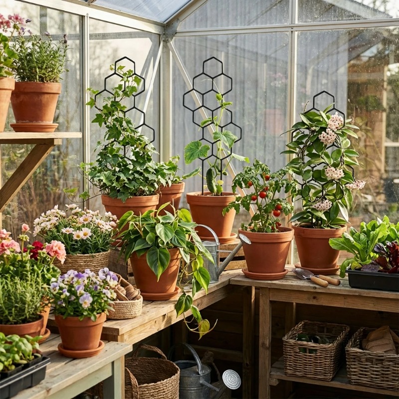 Soporte para Plantas de 2/4 Pi - Vine Climbing Plastic reseña y precio