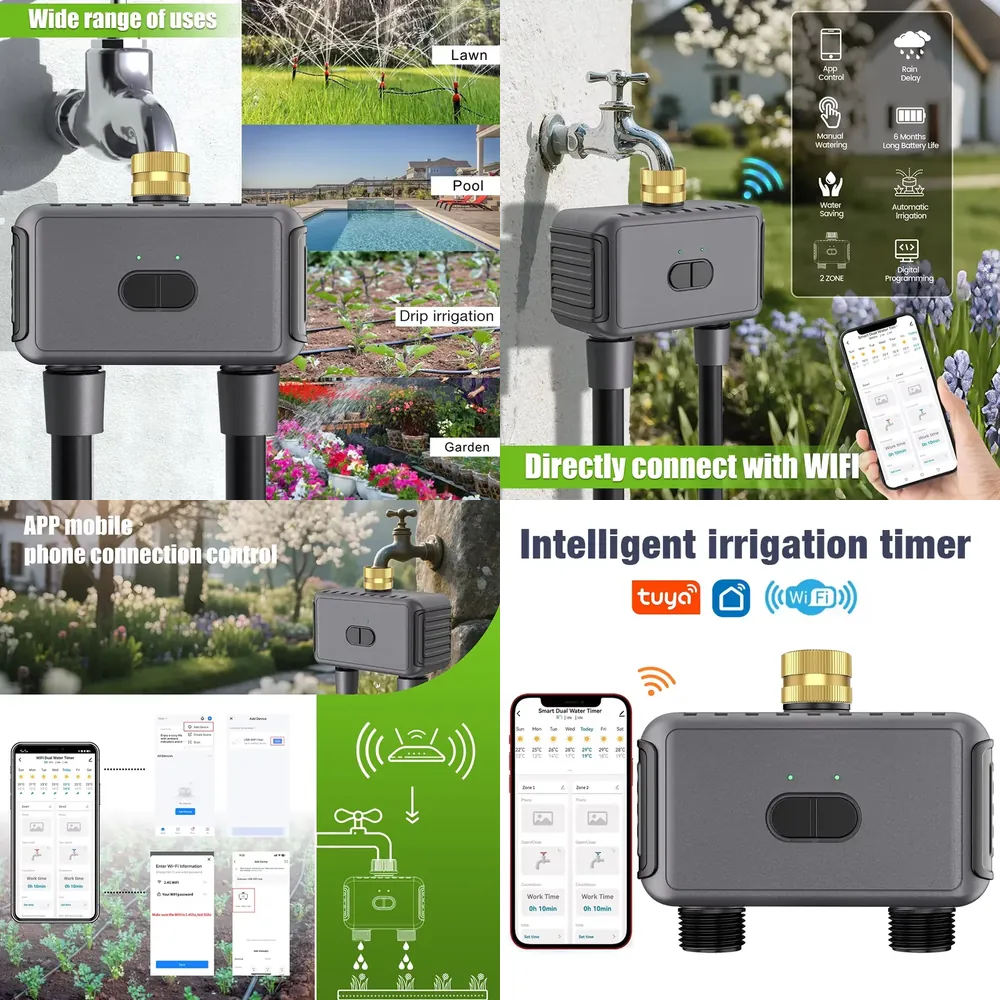 Temporizador de Riego Intelige - Timer Dual Outlet reseña y precio