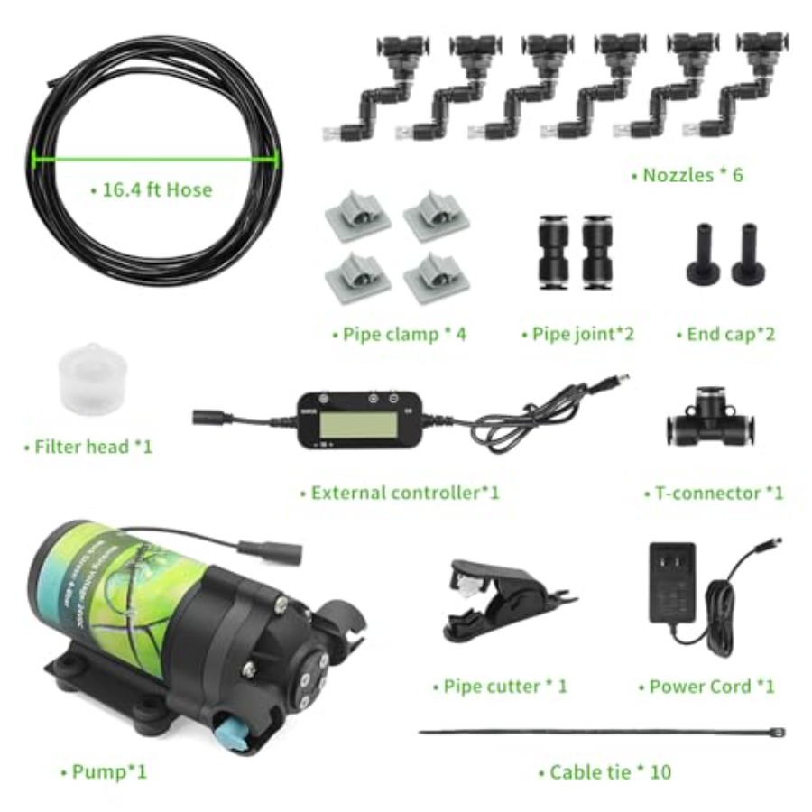 Sistema de Nebulización para T - Misting Nozzle Reptile reseña y precio