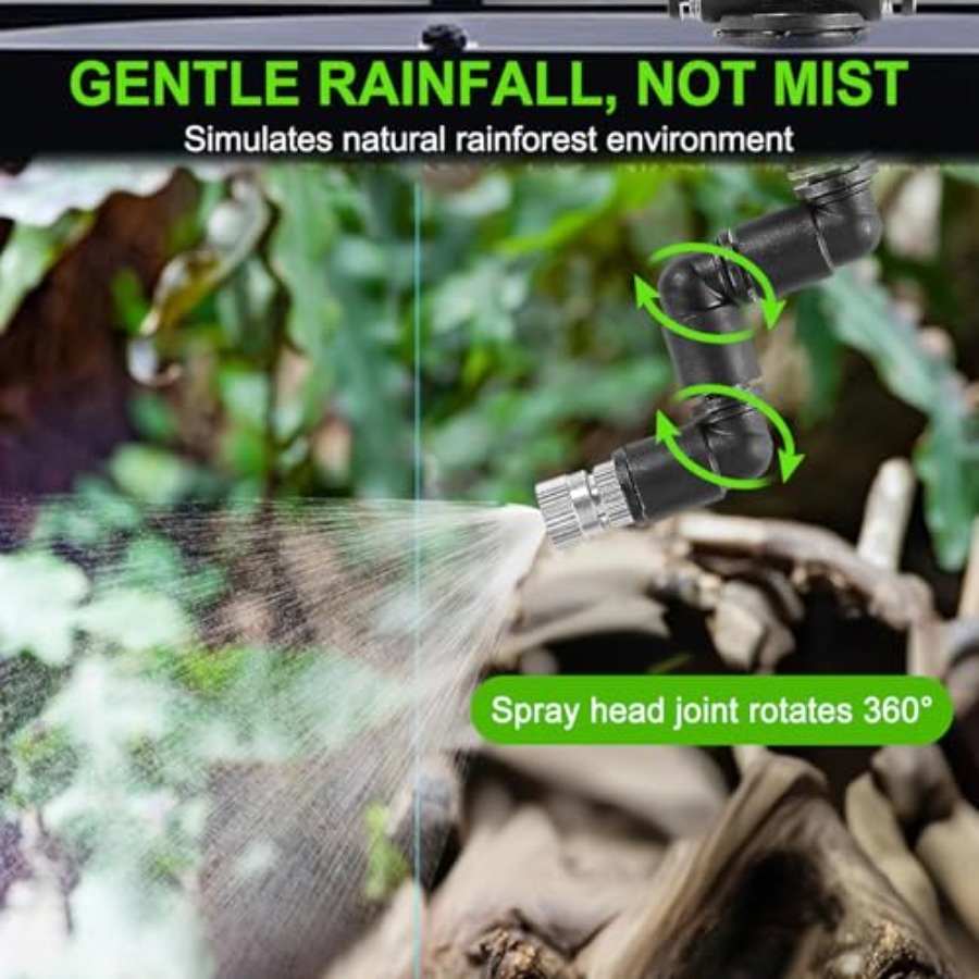 Sistema de Nebulización para T - Misting Nozzle Reptile reseña y precio