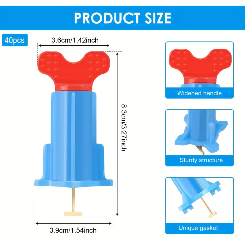 40 Piezas Nuevo Diseño Sistema - Ceramic Tile Floor reseña y precio