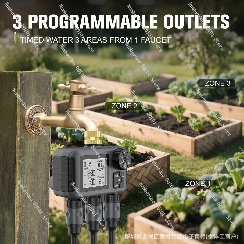 Temporizador de Riego Automáti - Timer Dual Outlet reseña y precio