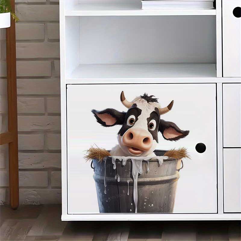 Pegatinas de pared de vaca bon - Pvc Panel Background reseña y precio