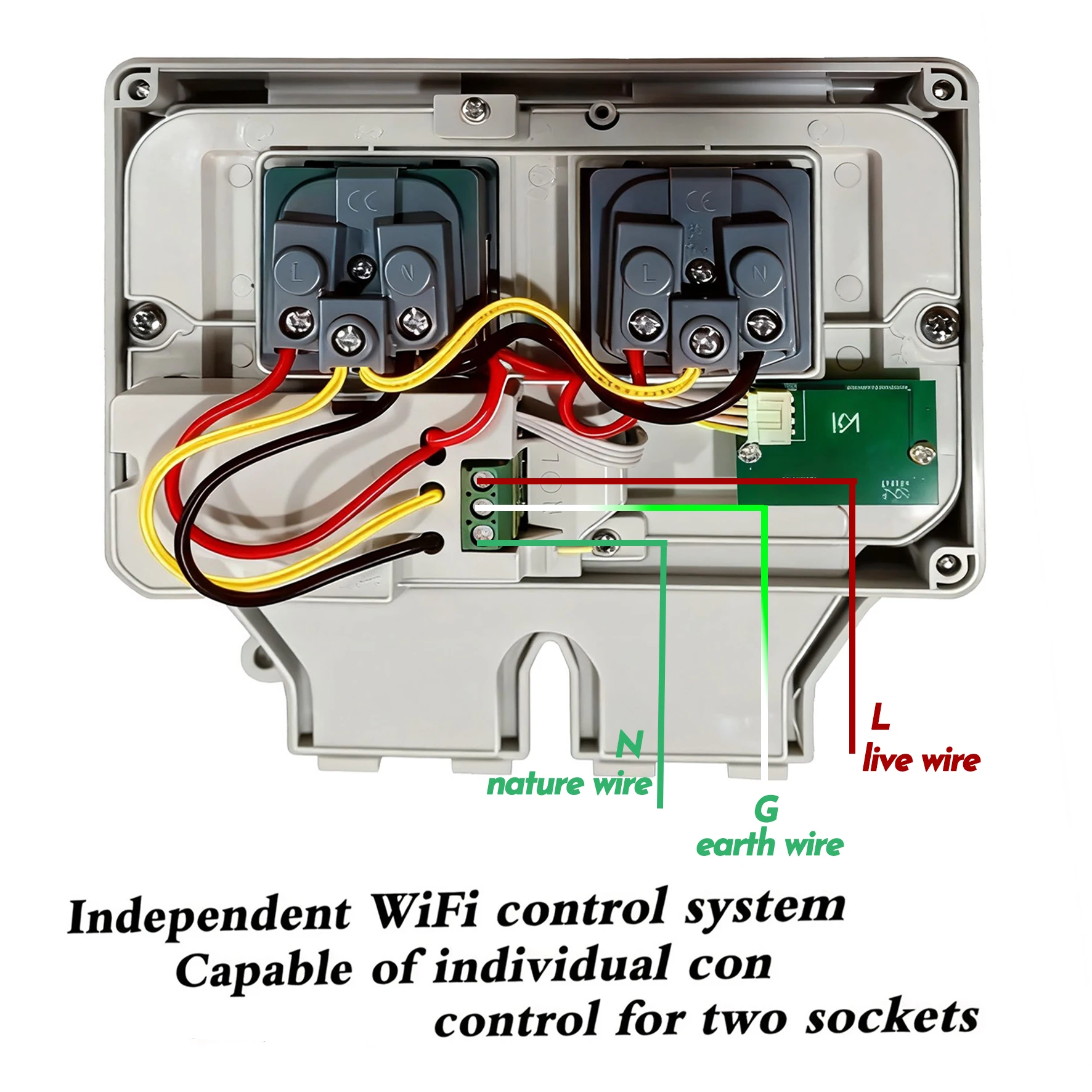 Toma de corriente de pared imp - Timer Dual Outlet reseña y precio