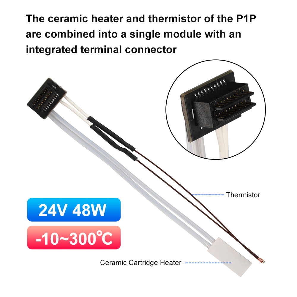 Para Bambu Lab Hotend V2.0 V3. - Ceramic Heat Emitter reseña y precio