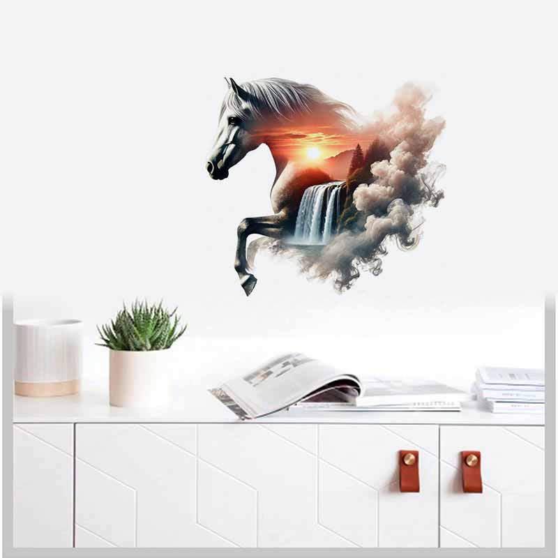 Pegatinas de caballos majestuo - Pvc Panel Background reseña y precio