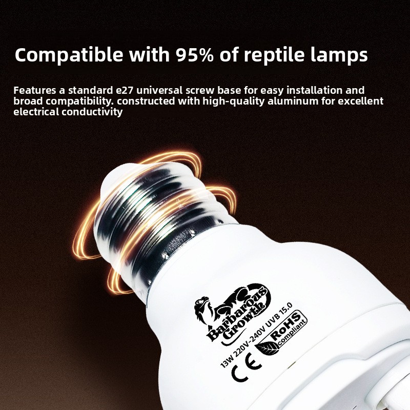 Lámpara de crecimiento bárbaro - Vitamin D3 Reptile reseña y precio