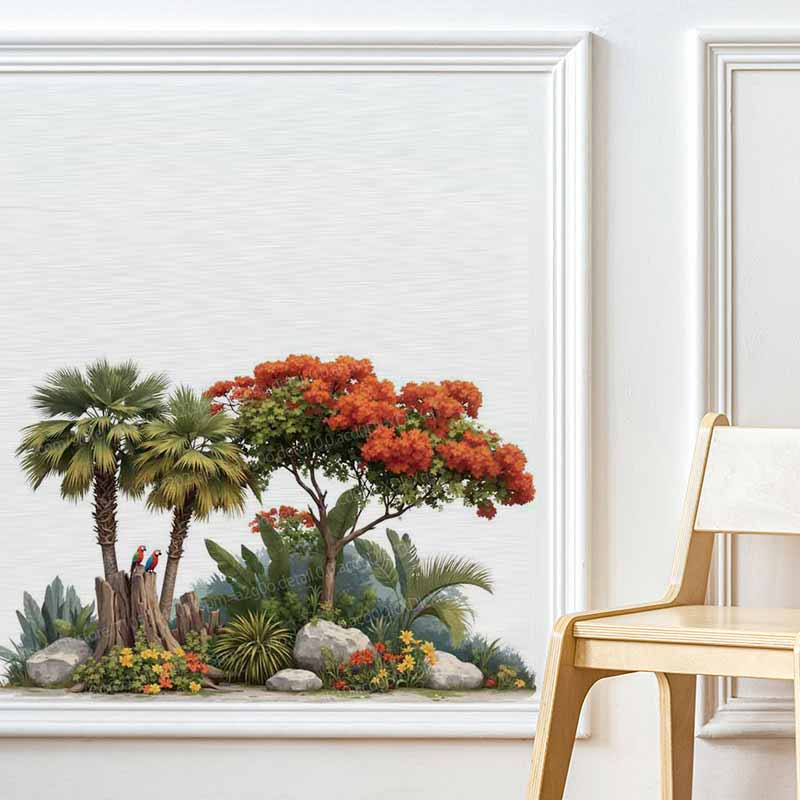 Pegatinas de pared de árboles  - Pvc Panel Background reseña y precio