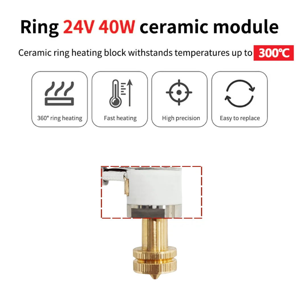 Para E3D Revo Hotend Kit V6 ra - Ceramic Heat Emitter reseña y precio